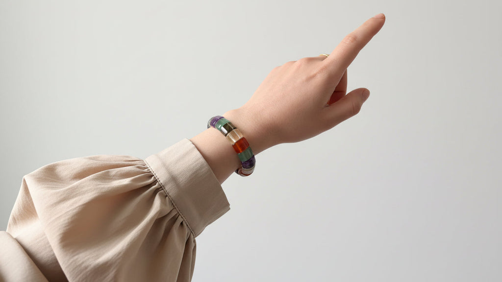Armband aus natürlichen Edelsteinen - Chakra Armband