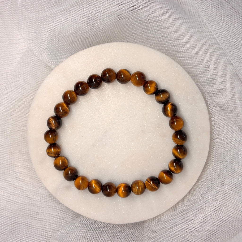 Armband aus natürlichen Edelsteinen - Tigerauge