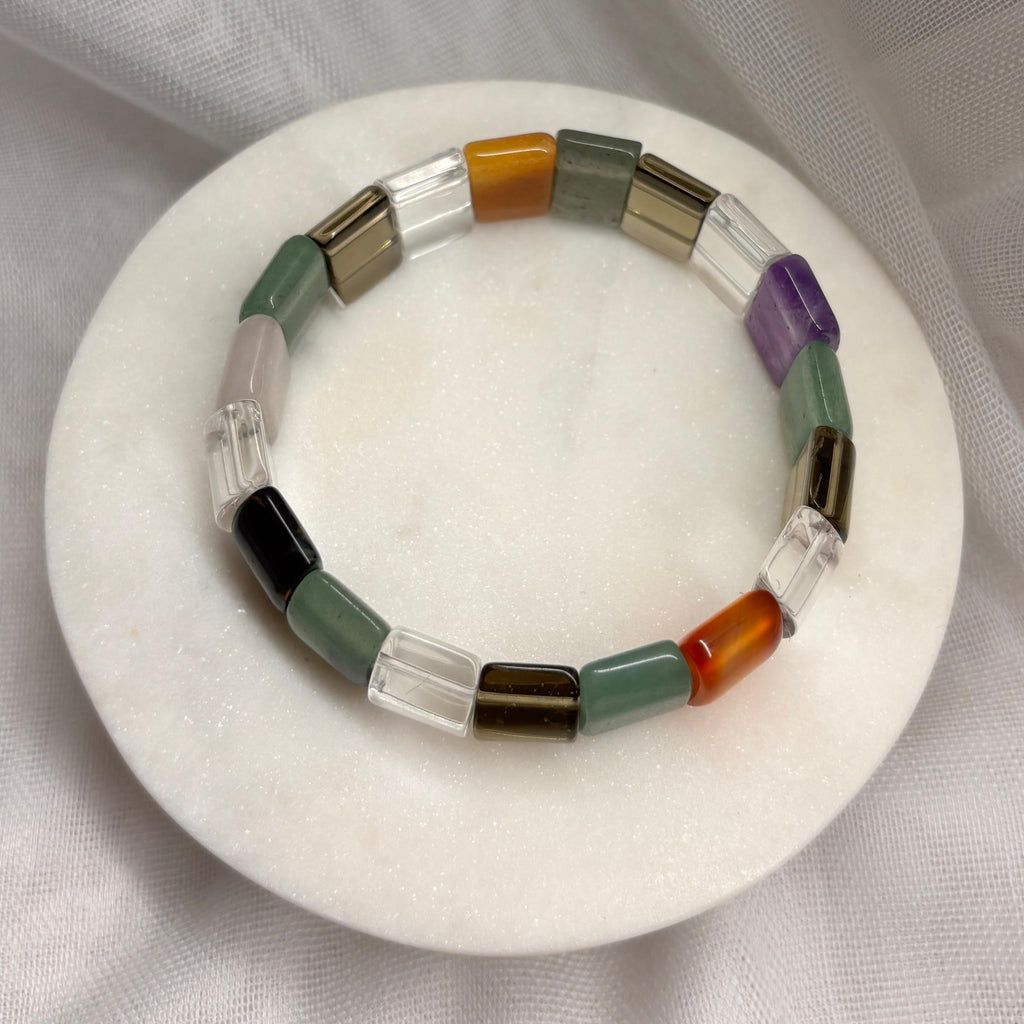 Armband aus natürlichen Edelsteinen - Chakra Armband